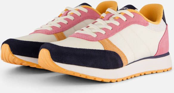 Woden Ronja Color-Blocked Leren Sneakers Multicolor Dames