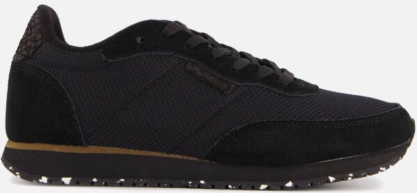 Woden Signe Sneakers zwart Suede