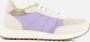 Woden Innovatieve Color-Blocked Sneakers met visleren details Purple Dames - Thumbnail 1