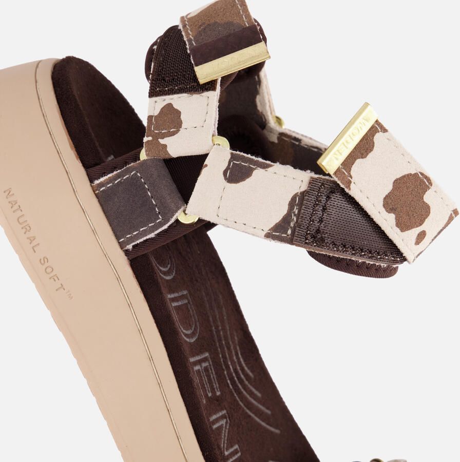 Woden Line Cow Sandalen beige Suede - Foto 2
