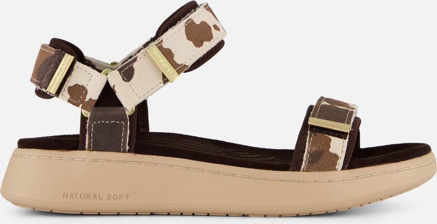 Woden Line Cow Sandalen beige Suede - Foto 4