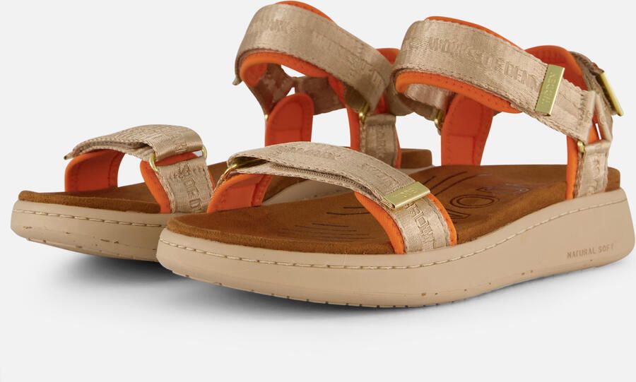 Woden Line Lite Sandalen beige Textiel Dames - Foto 5
