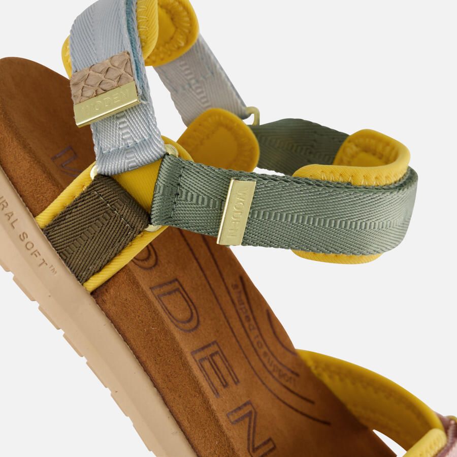 Woden Lite Sandaal met Arch Support Multicolor Dames - Foto 4