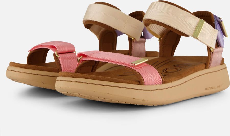 Woden Line LIte Sandalen roze Textiel Dames - Foto 6