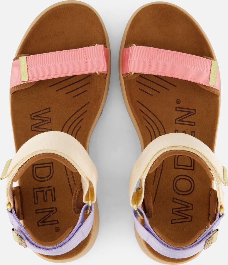 Woden Line LIte Sandalen roze Textiel Dames - Foto 5