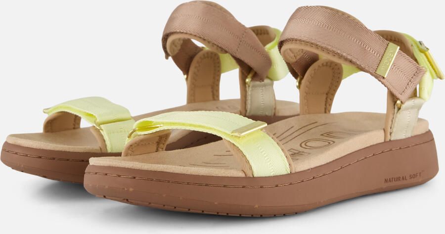 Woden Line Sandalen taupe