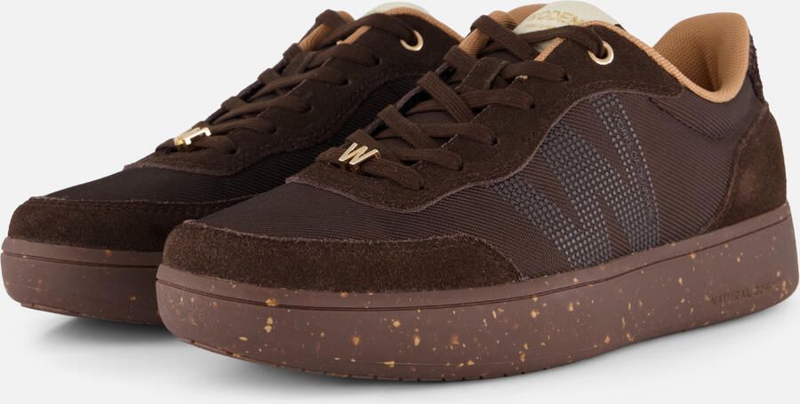 Woden Line Sneak Sneakers bruin Leer - Foto 4