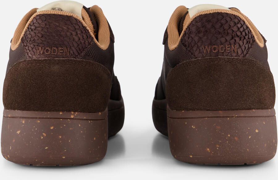 Woden Line Sneak Sneakers bruin Leer - Foto 3