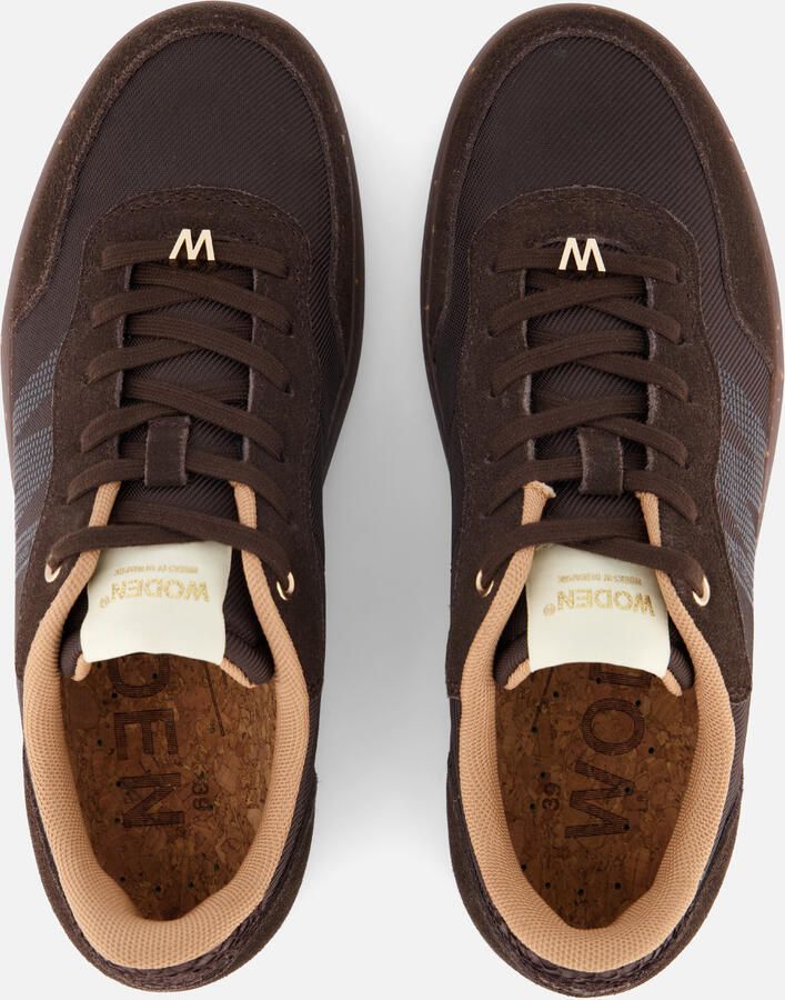 Woden Line Sneak Sneakers bruin Leer - Foto 2