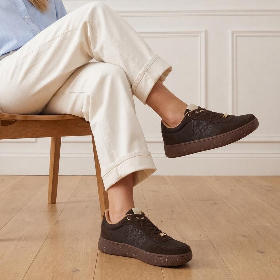 WODEN Sneakers laag 'Line Sneak' chocoladebruin - Foto 6