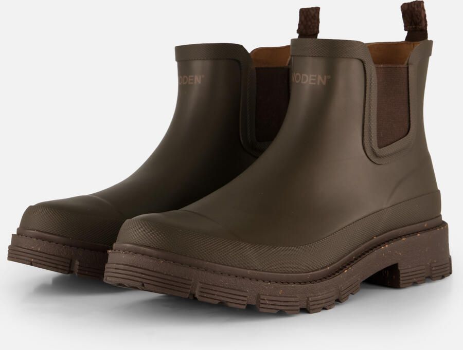 Woden Liv warm waterproof regenlaarzen bruin - Foto 3