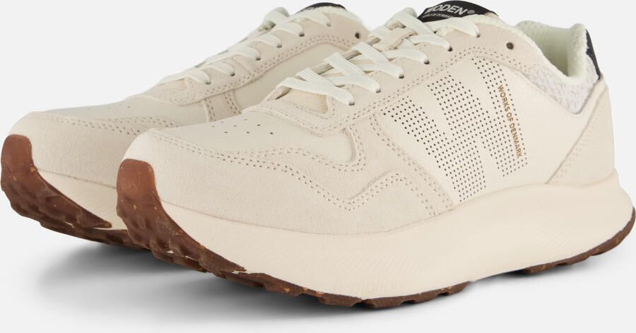 Woden Mathilde Runner Leather Sneakers Leren Sneaker Dames Wit - Foto 2