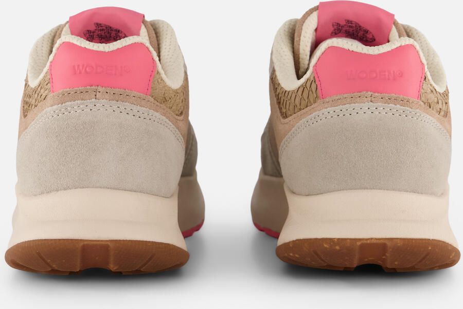 Woden Mathilde Runners Sneakers roze Suede - Foto 3