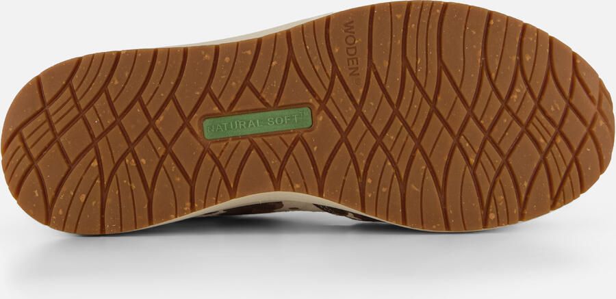 Woden Nicoline Cow Sneakers beige Suede Dames - Foto 5