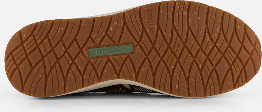Woden Rigmor Open Mesh leren sneakers donkerbruin - Foto 8