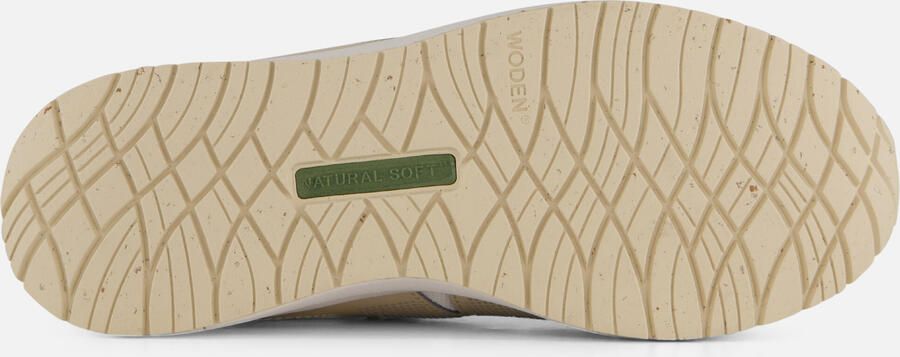 Woden Beige Suède Lage Sneakers met Reflecterende Details - Foto 4