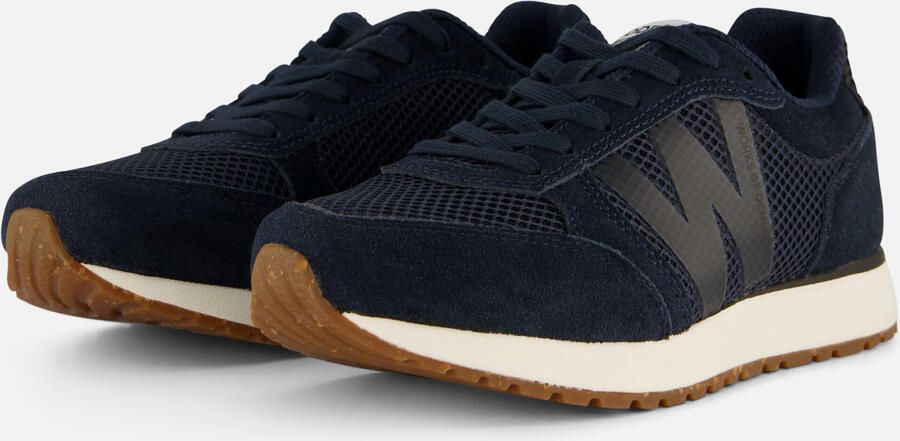 Woden Ronja Icon Sneakers blauw Suede Dames - Foto 4