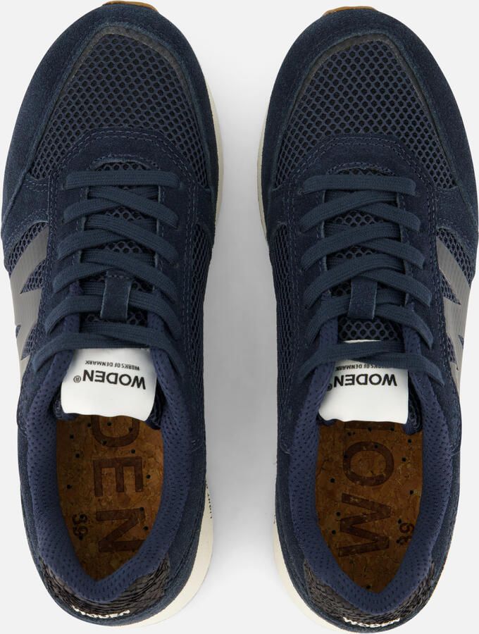 Woden Ronja Icon Sneakers blauw Suede Dames - Foto 2