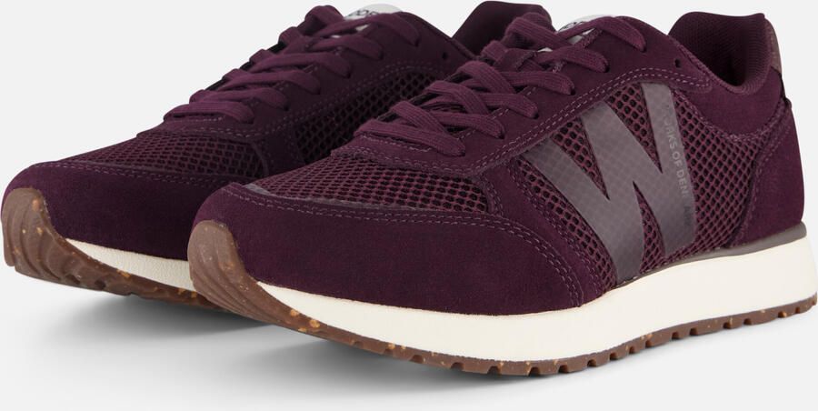 Woden Ronja Icon suède sneakers donkerpaars - Foto 5
