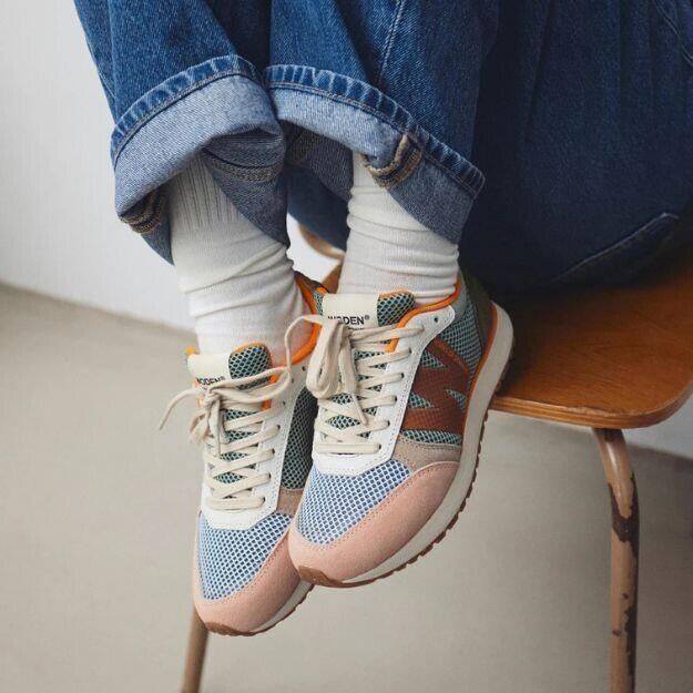 Woden Ronja Icon Sneakers roze Leer Dames - Foto 4