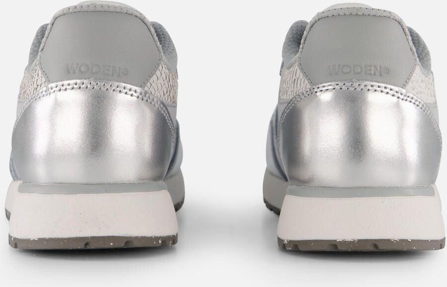 Woden Ronja Metallic Sneakers zilver Leer - Foto 3