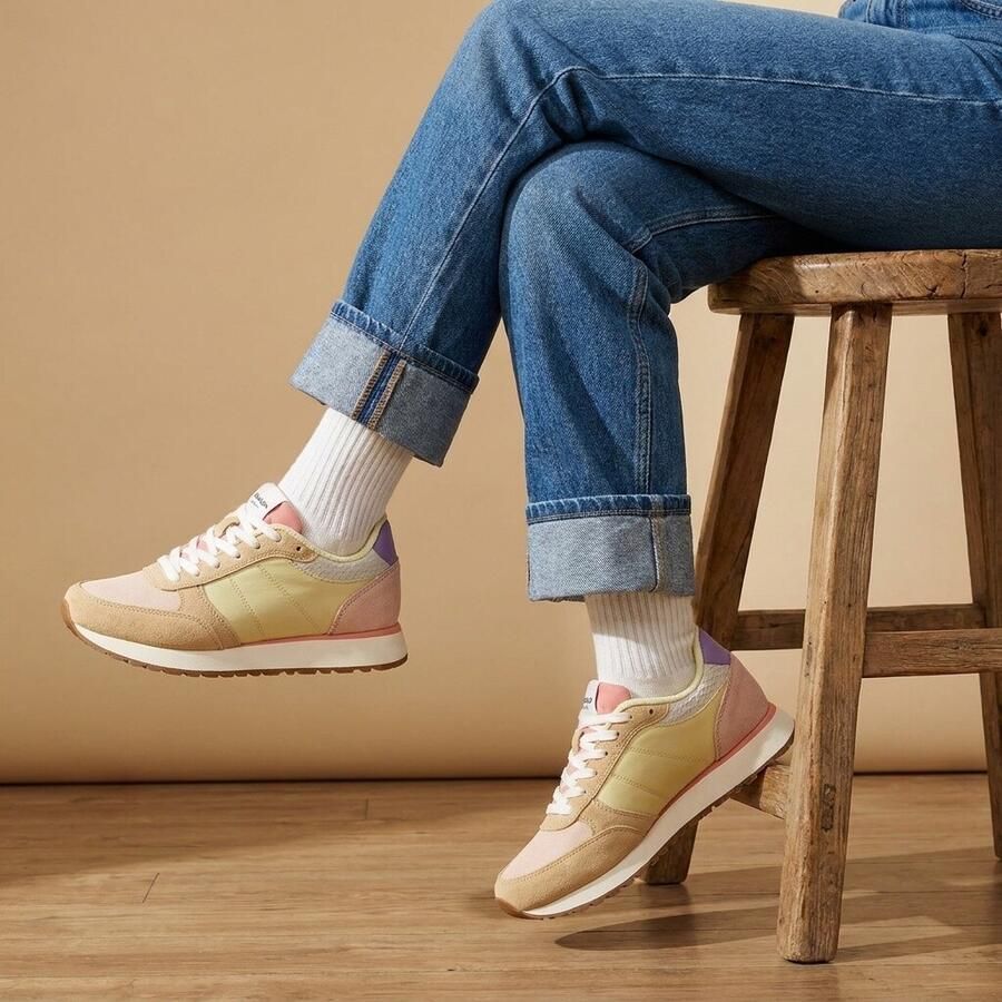 Woden Ronja poeder multi dames sneakers - Foto 2
