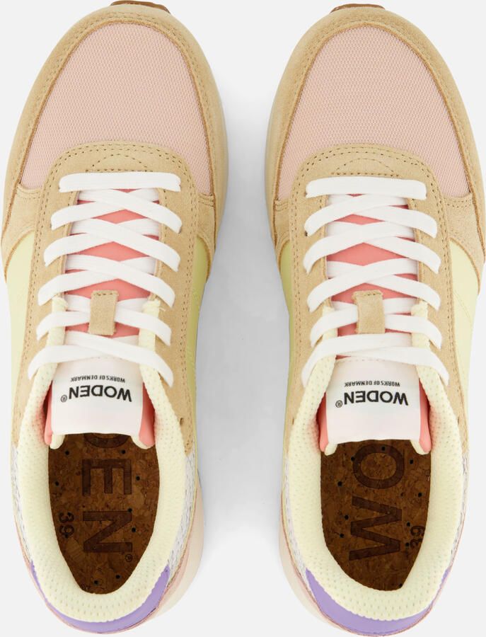 Woden Ronja poeder multi dames sneakers - Foto 3
