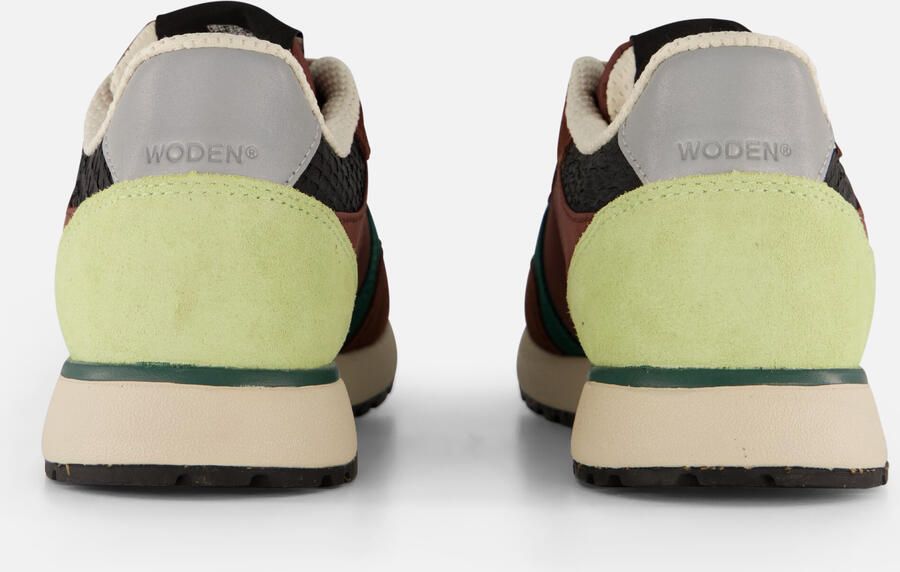 Woden Ronja Reflective Sneakers bruin Leer - Foto 3