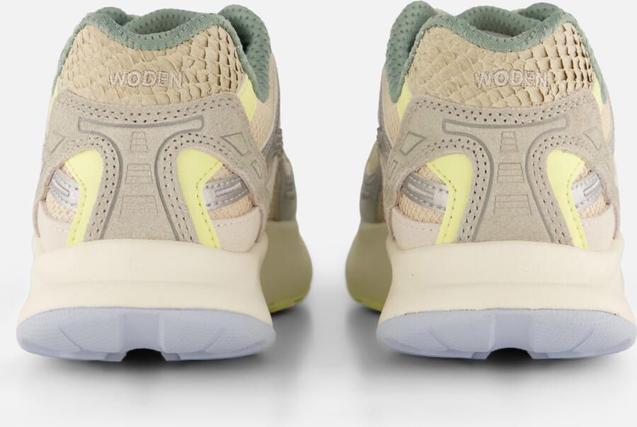 Woden Ronja Sneakers geel Mesh Leer - Foto 3