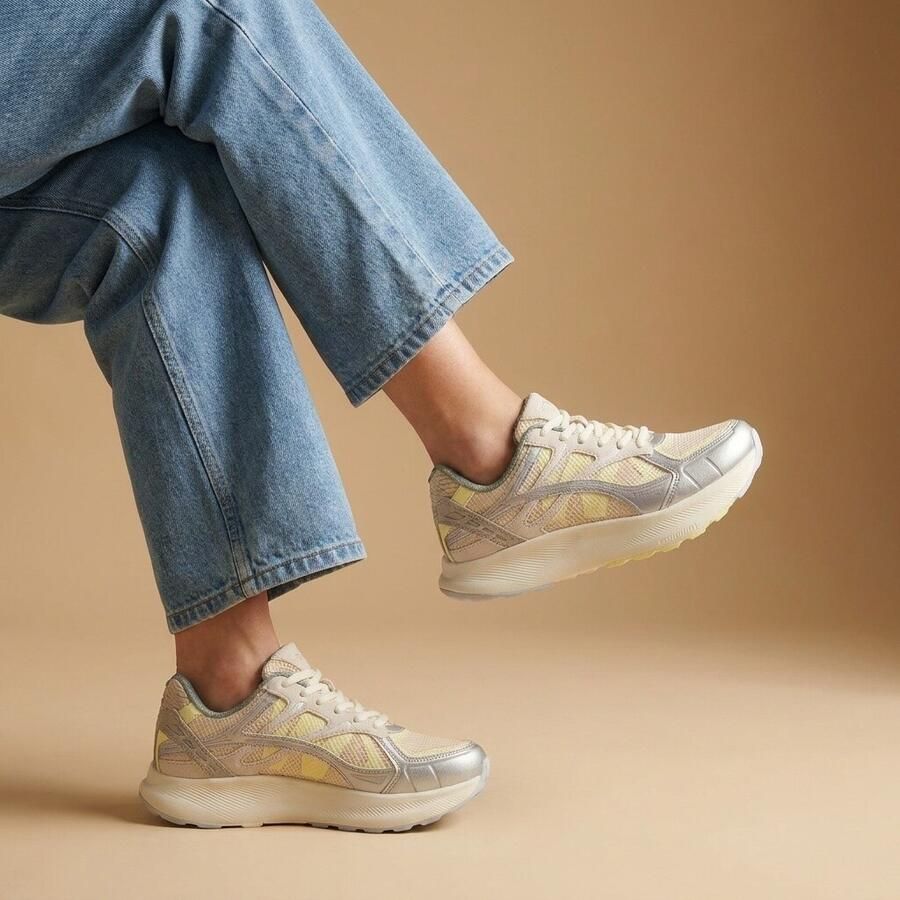 WODEN Sneakers laag 'Freja S' beige champagne zilver - Foto 7