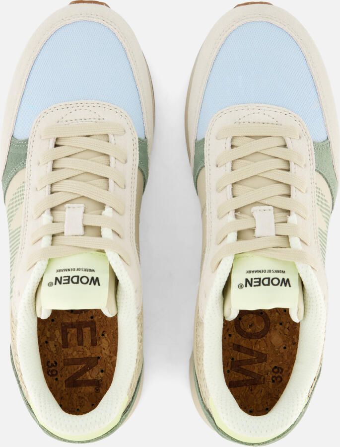 Woden Ronja Sneakers groen Leer Dames - Foto 3