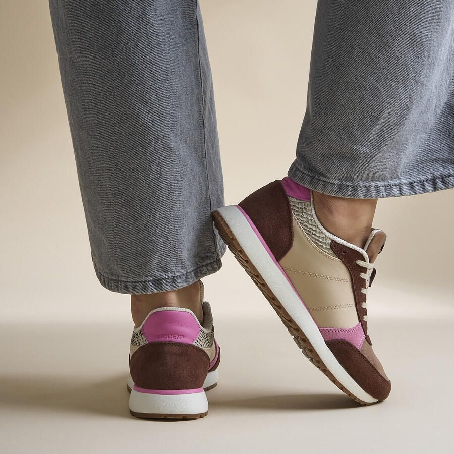 Woden Ronja Sneakers groen Leer - Foto 2