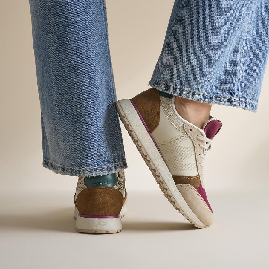 Woden Ronja Sneakers rood Textiel Dames - Foto 2
