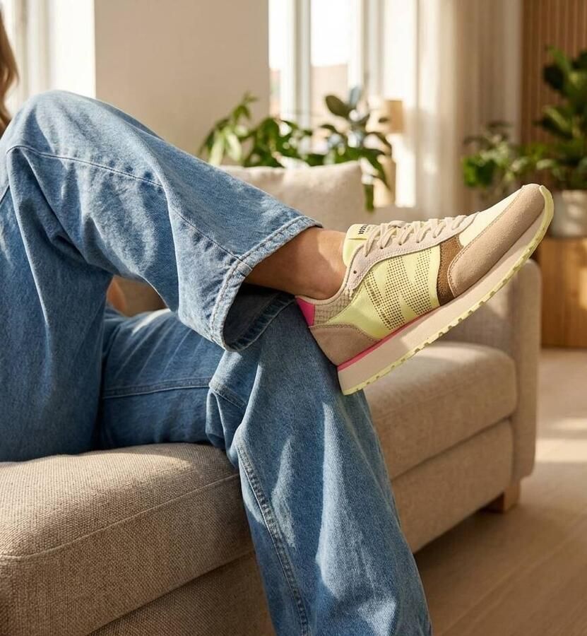 Woden Ronja Sneakers Tricolor Leer - Foto 2