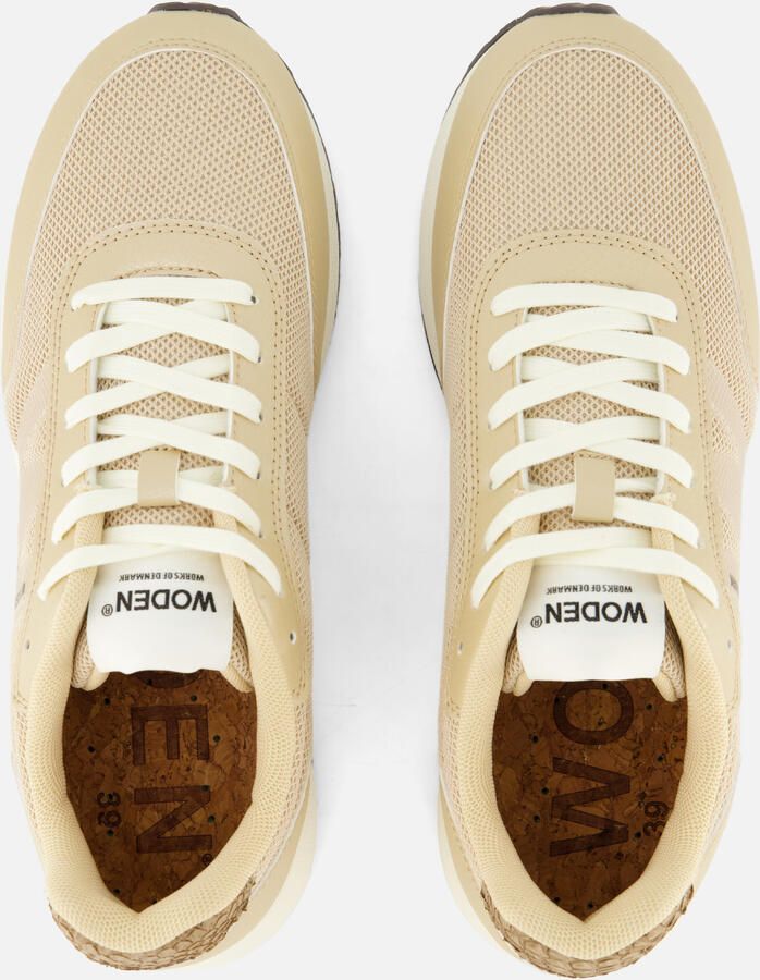 Woden Sonja Sneakers beige Textiel - Foto 3