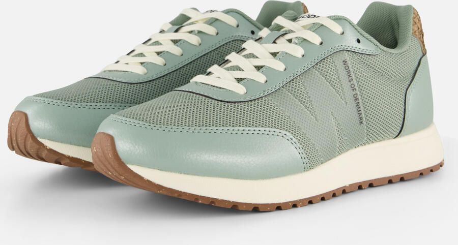 Woden Sonja Sneakers groen Textiel Dames