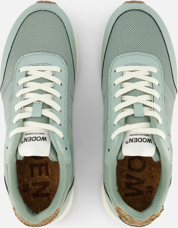 Woden Sonja Sneakers groen Textiel Dames - Foto 3