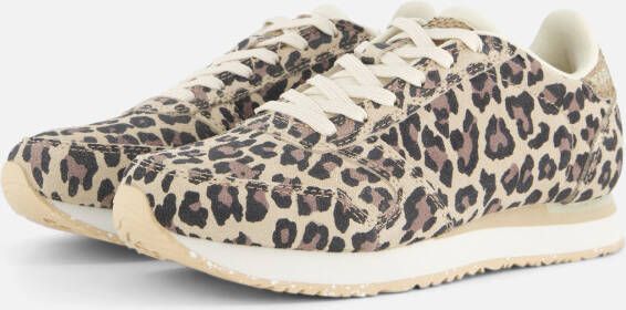 Woden Dierenprint Ydun Icon Sneaker Bruin Dames