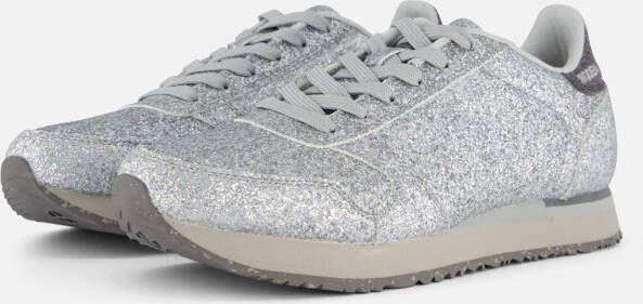 WODEN Lage Sneakers Dames Ydun Icon Glitter Maat: 37 Materiaal: Textiel Kleur: Grijs