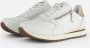 Woden Ydun Leather Zipper Trendy Leren Sneakers Beige Dames - Thumbnail 1