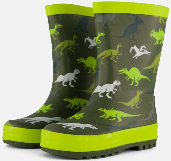 XQ Footwear Dino Regenlaarzen groen