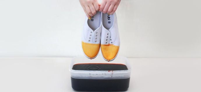 DIY dip dye je eigen sneakers Blog Schoenen