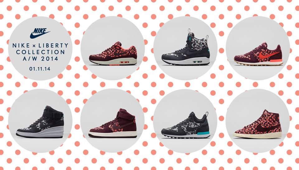 Nieuwe collectie: Nike x Liberty AW14 - Schoenen.nl
